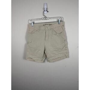 RHONE Basic Solid Stretch Twill 8" Everyday Short Brown Mens 30 Khaki Chino